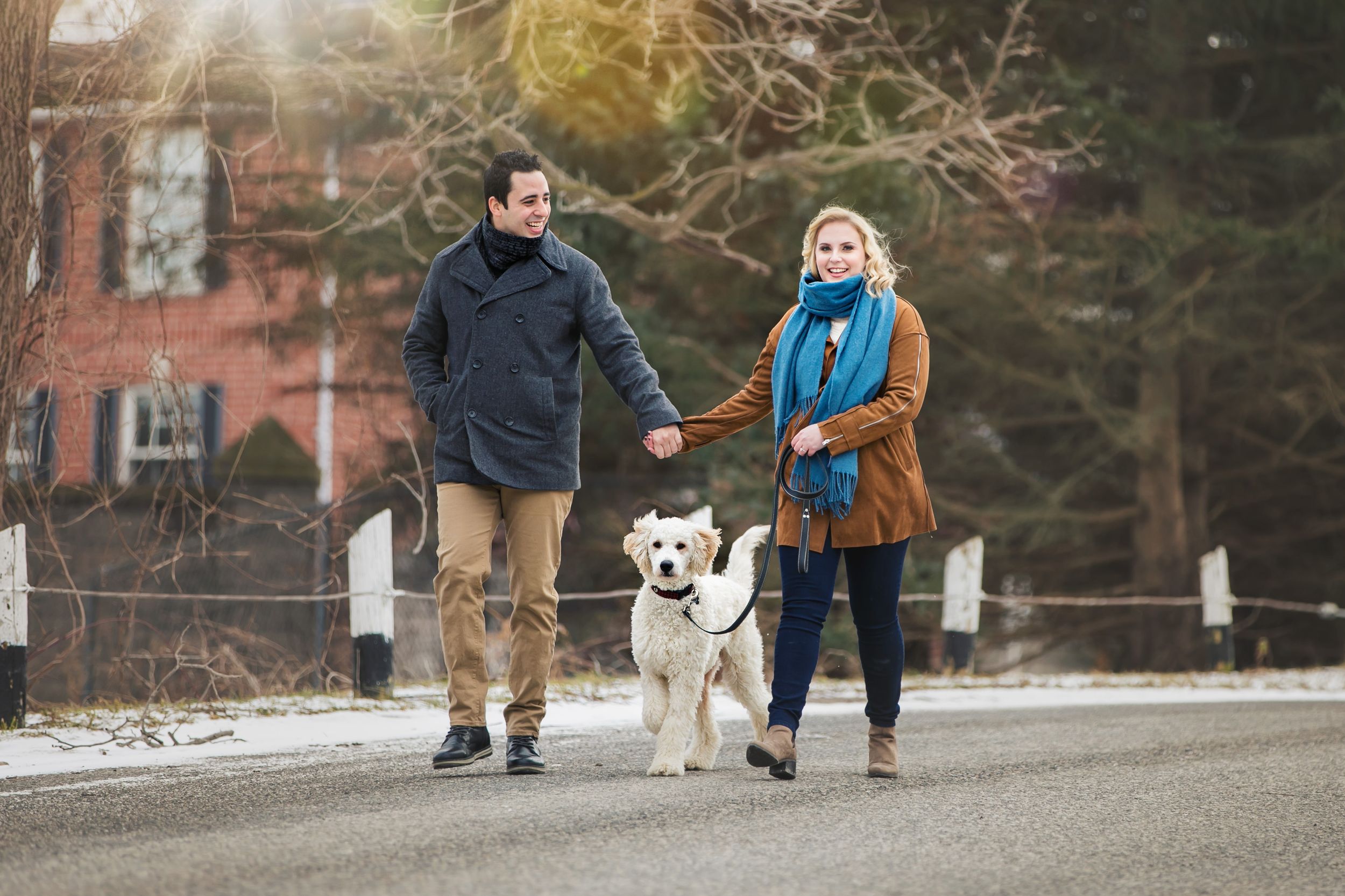 Winter Engagement Photos Arva Mill London Ontario Photographer Shawn VanDaele