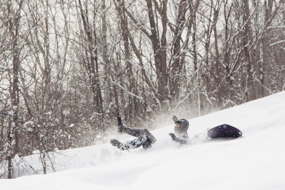 Funny Surf snowboard wipeout bail winter Japan