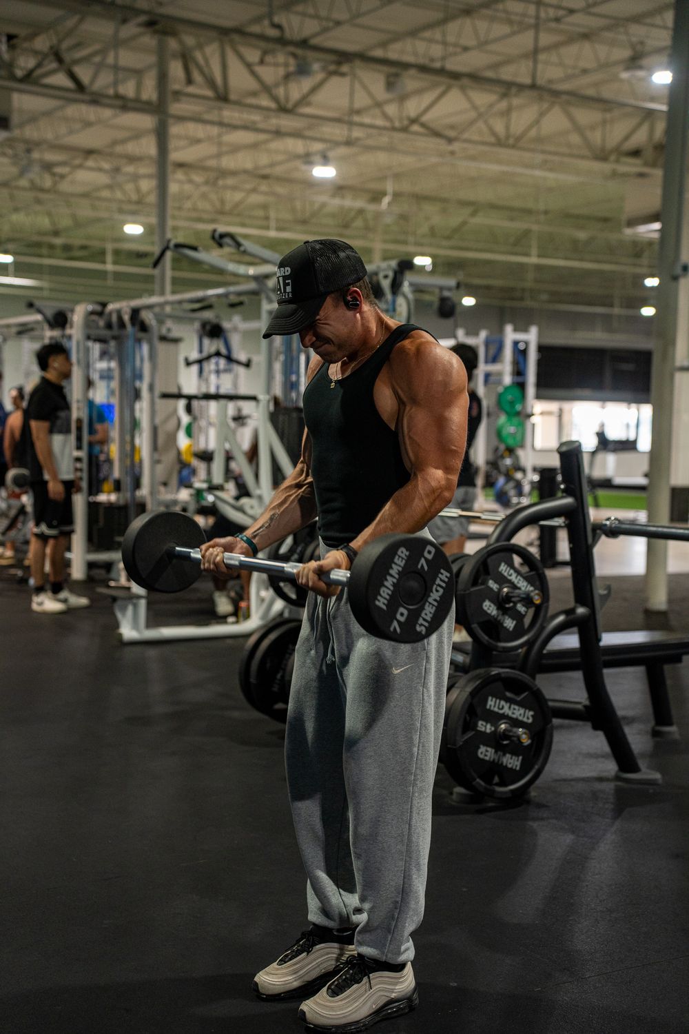 Guy working out in College Station, Texas, showcasing dedication to fitness and a healthy lifestyle.