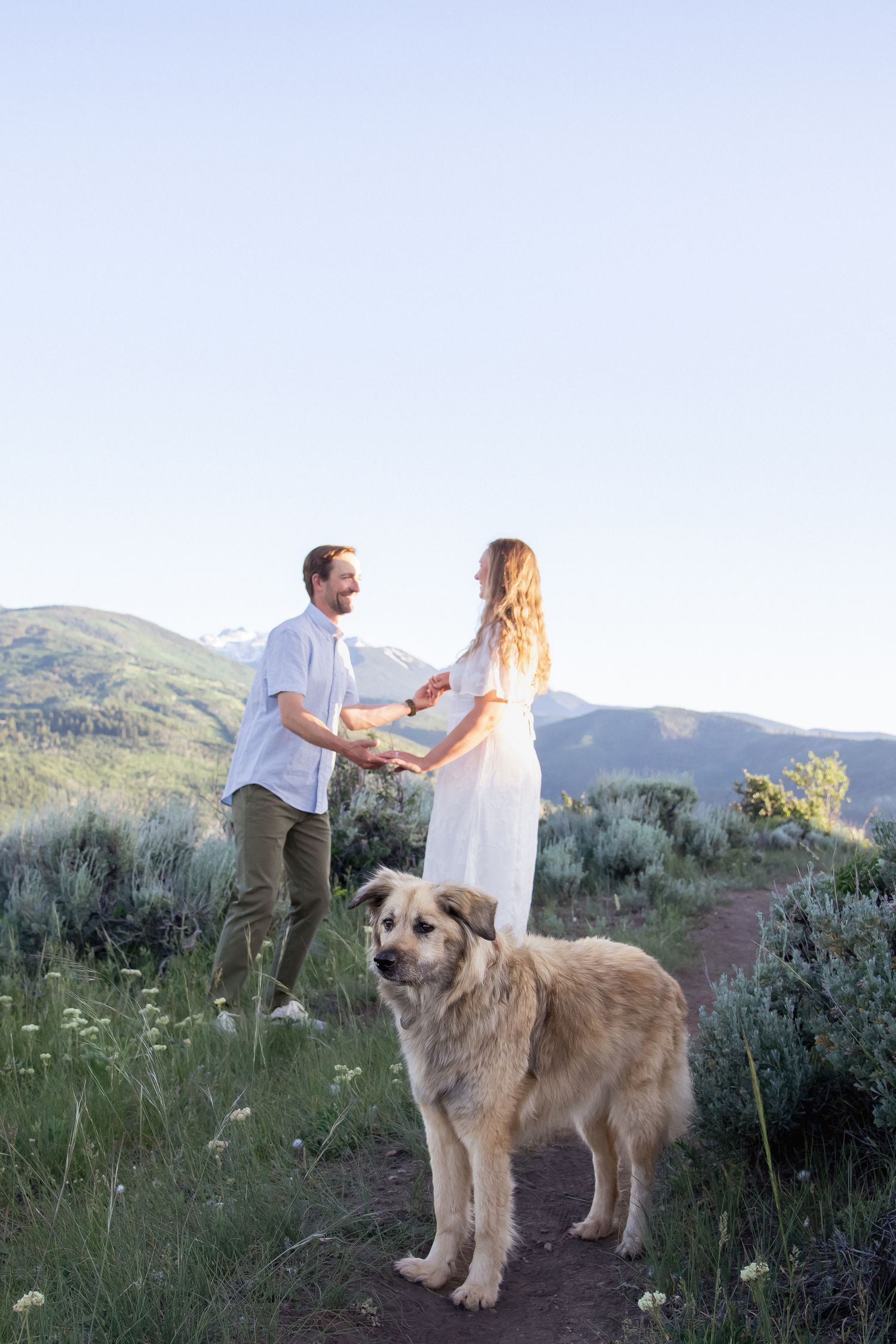 Cute Vail engagement photos