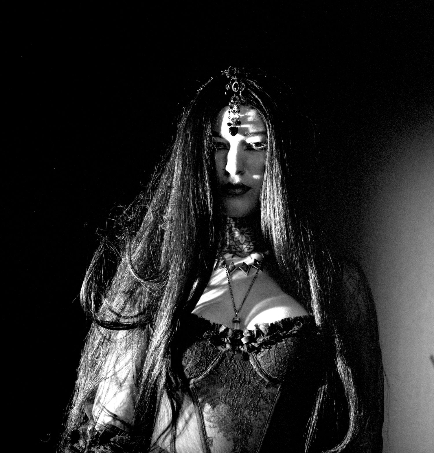 Photograph of model Ana Maria Georgia during Shoot 4 of Project Vampirique (#projectvampirique)