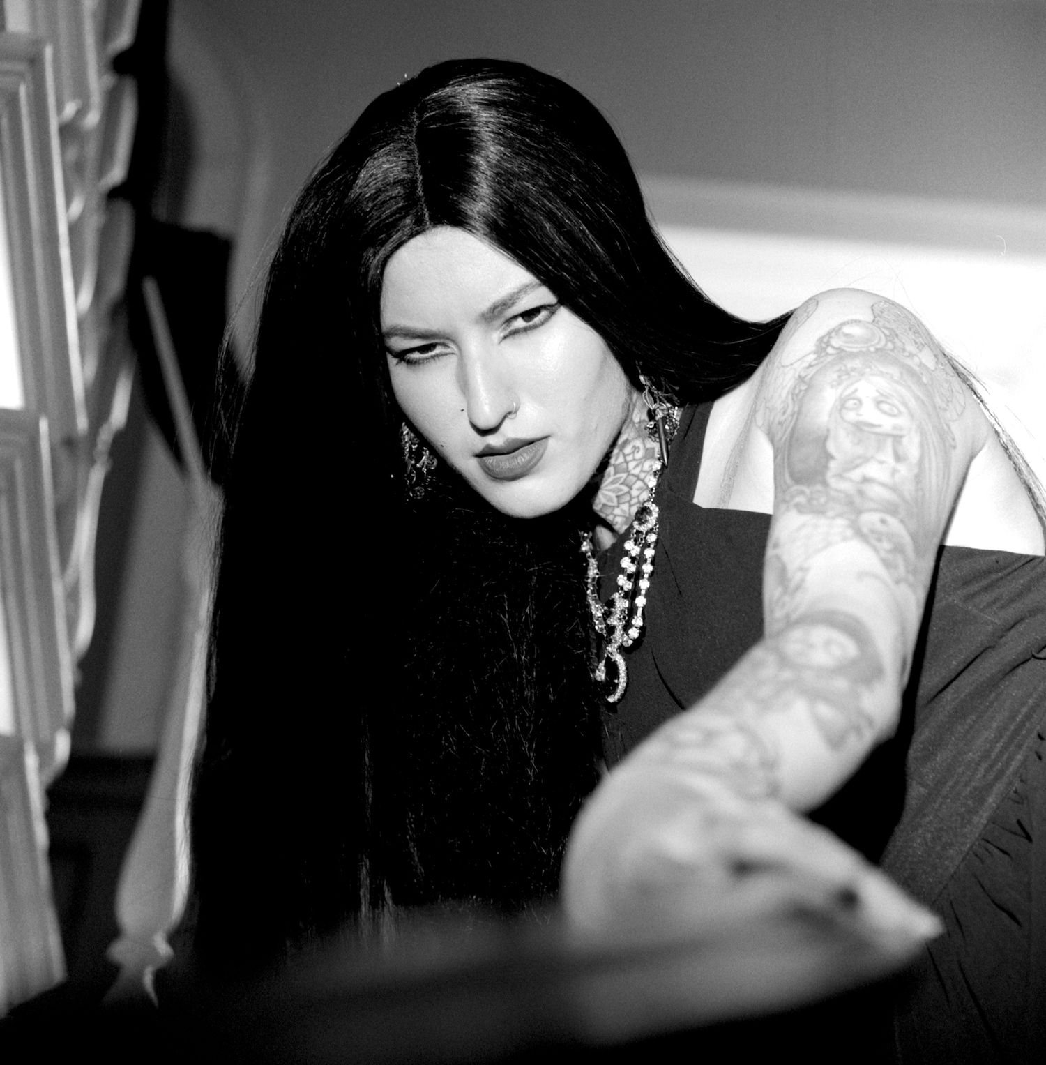 Photograph of model Ana Maria Georgia during Shoot 4 of Project Vampirique (#projectvampirique)