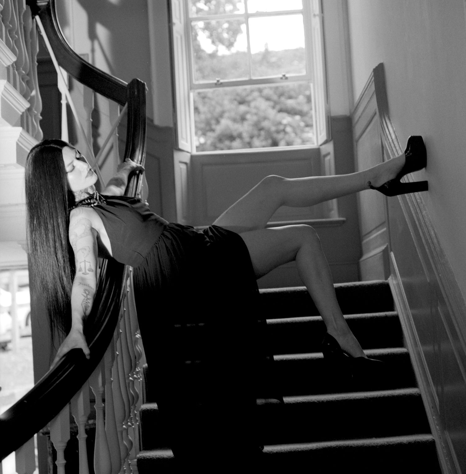 Photograph of model Ana Maria Georgia during Shoot 4 of Project Vampirique (#projectvampirique)
