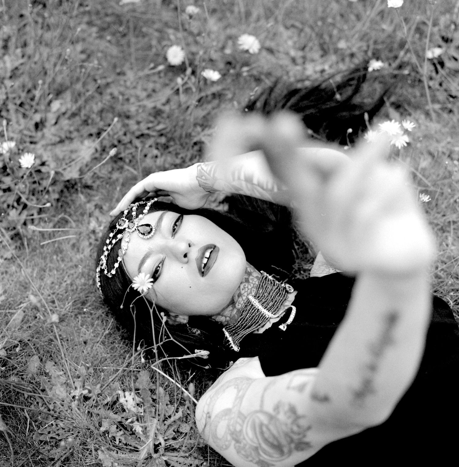 Photograph of model Ana Maria Georgia during Shoot 4 of Project Vampirique (#projectvampirique)