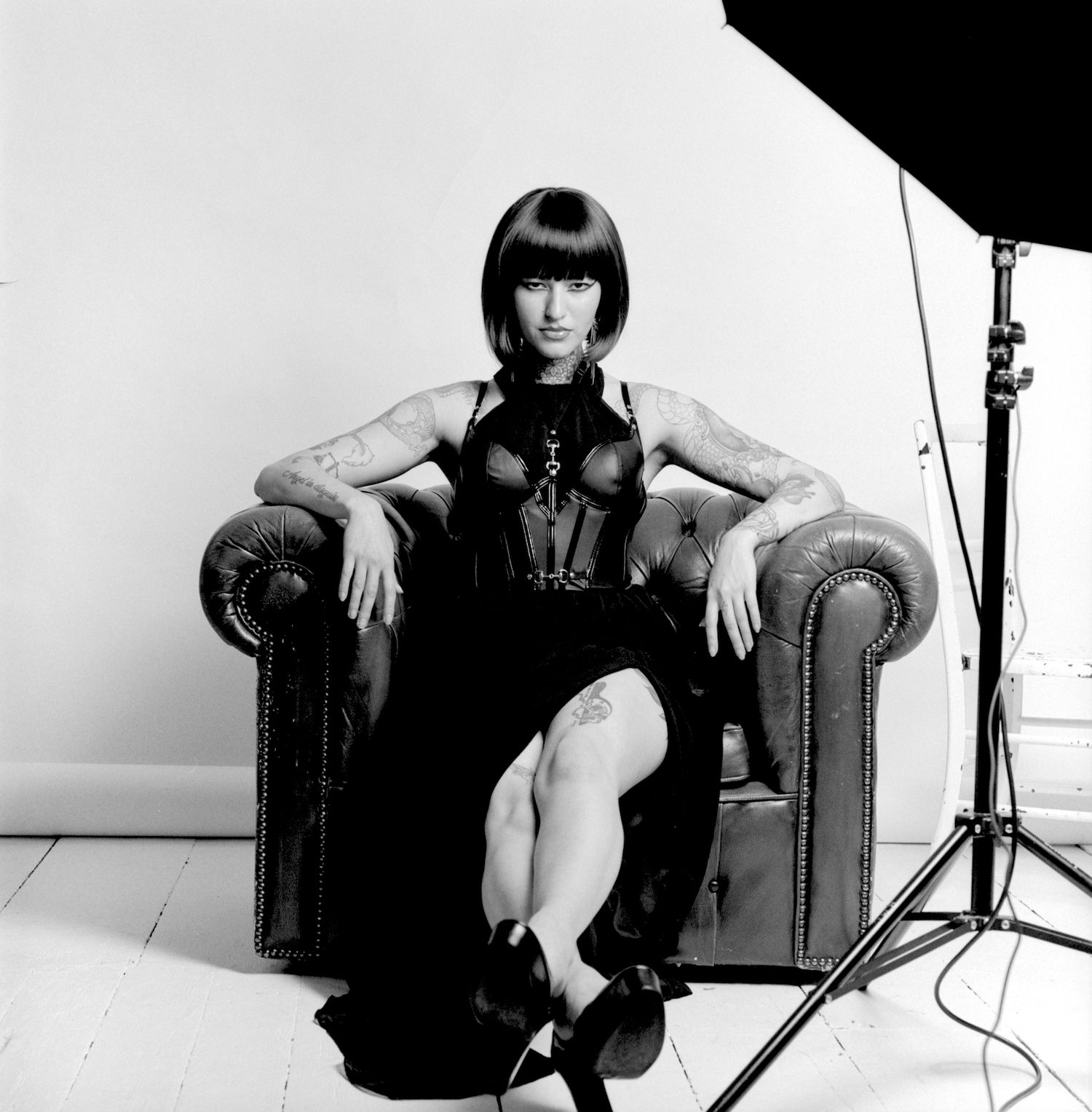 Photograph of model Ana Maria Georgia during Shoot 4 of Project Vampirique (#projectvampirique)