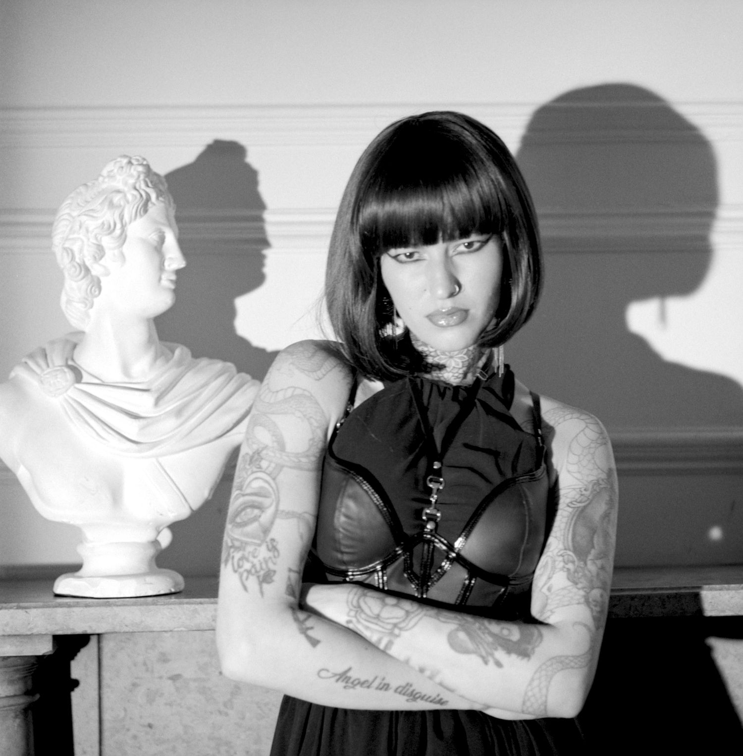 Photograph of model Ana Maria Georgia during Shoot 4 of Project Vampirique (#projectvampirique)