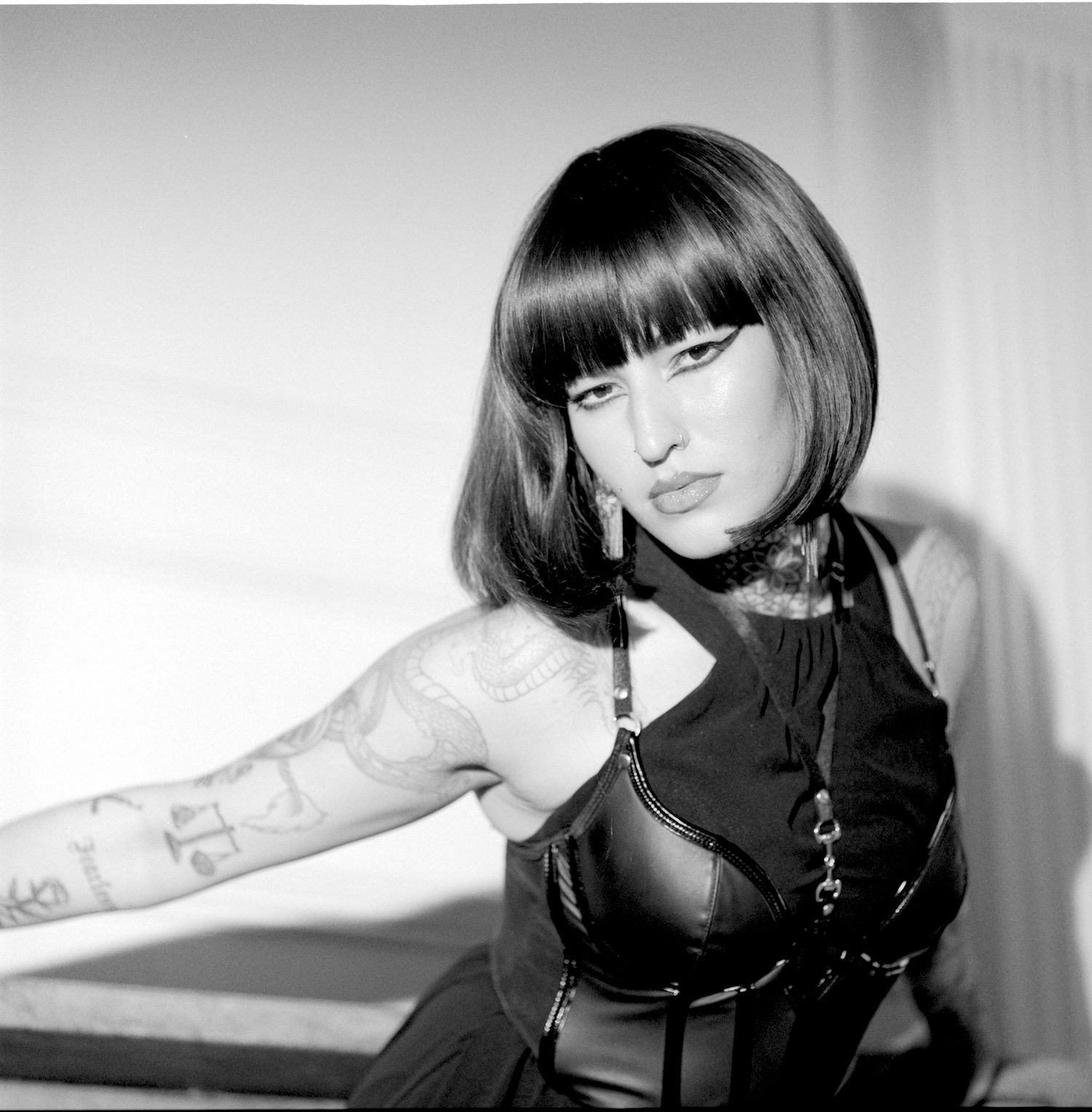 Photograph of model Ana Maria Georgia during Shoot 4 of Project Vampirique (#projectvampirique)