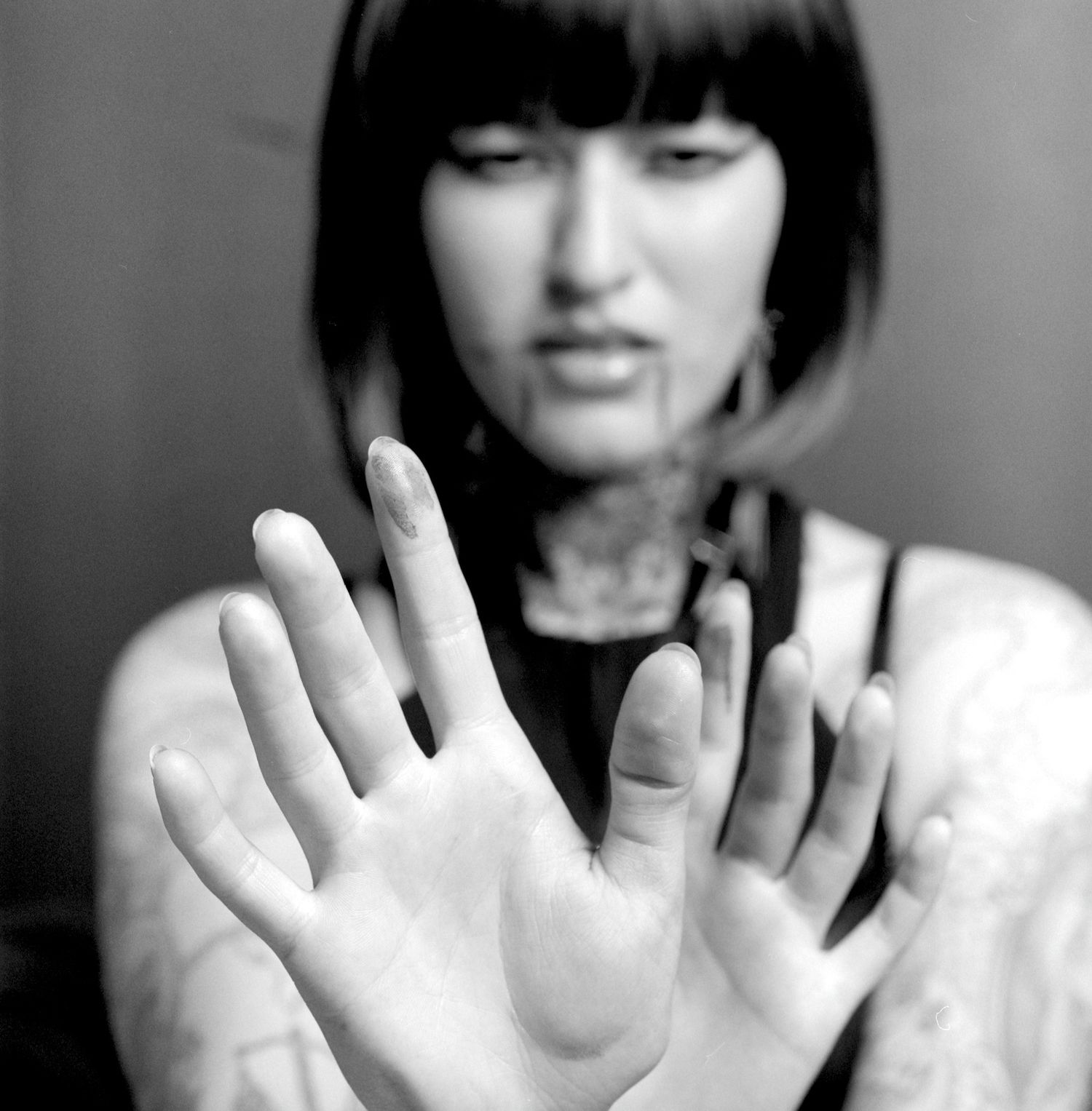 Photograph of model Ana Maria Georgia during Shoot 4 of Project Vampirique (#projectvampirique)