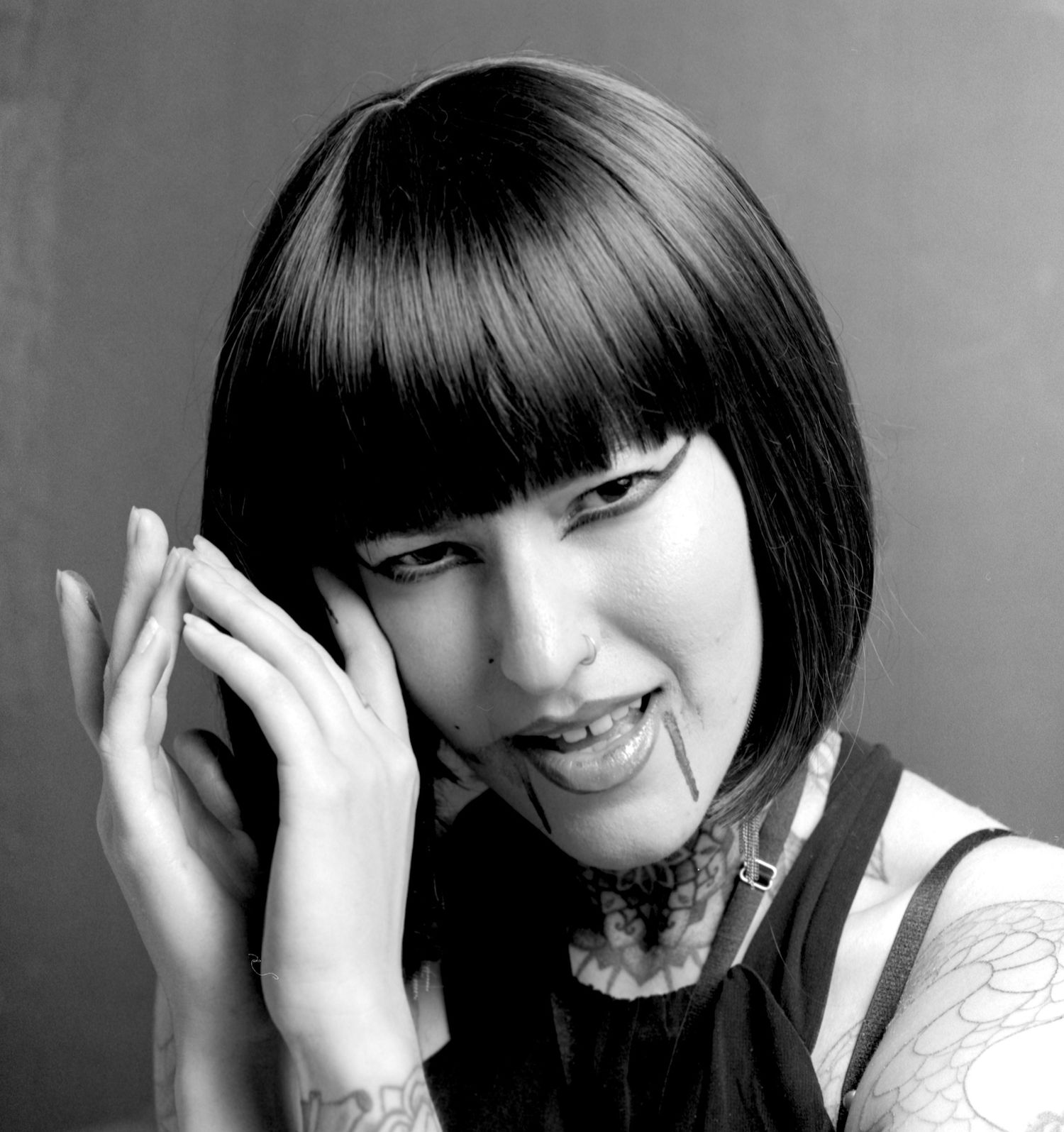 Photograph of model Ana Maria Georgia during Shoot 4 of Project Vampirique (#projectvampirique)
