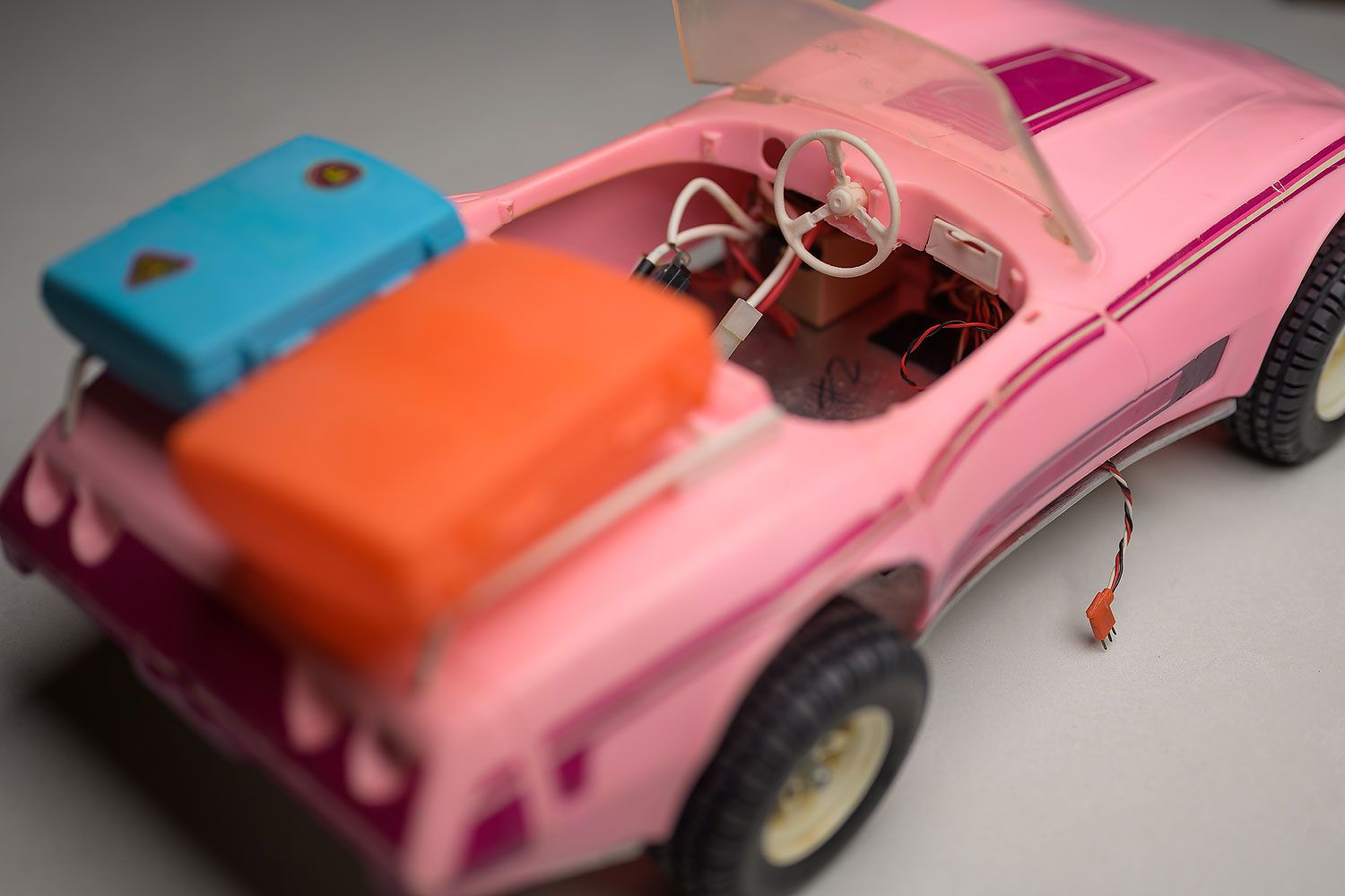 Modern photos of Gizmo's Corvette movie prop