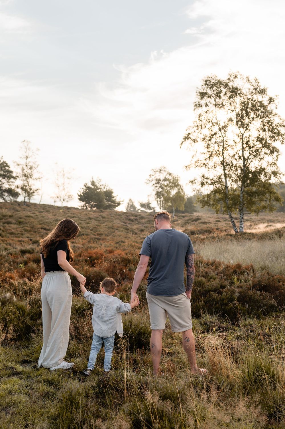 Gezinsshoot op de heide - Elles Yanna Photography