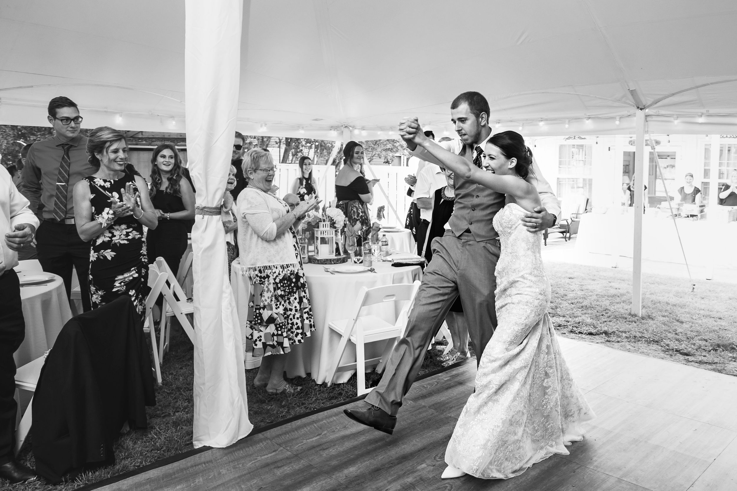 Rustic Farmhouse Backyard Wedding Photos by London Ontario Photographer Shawn Van Daele