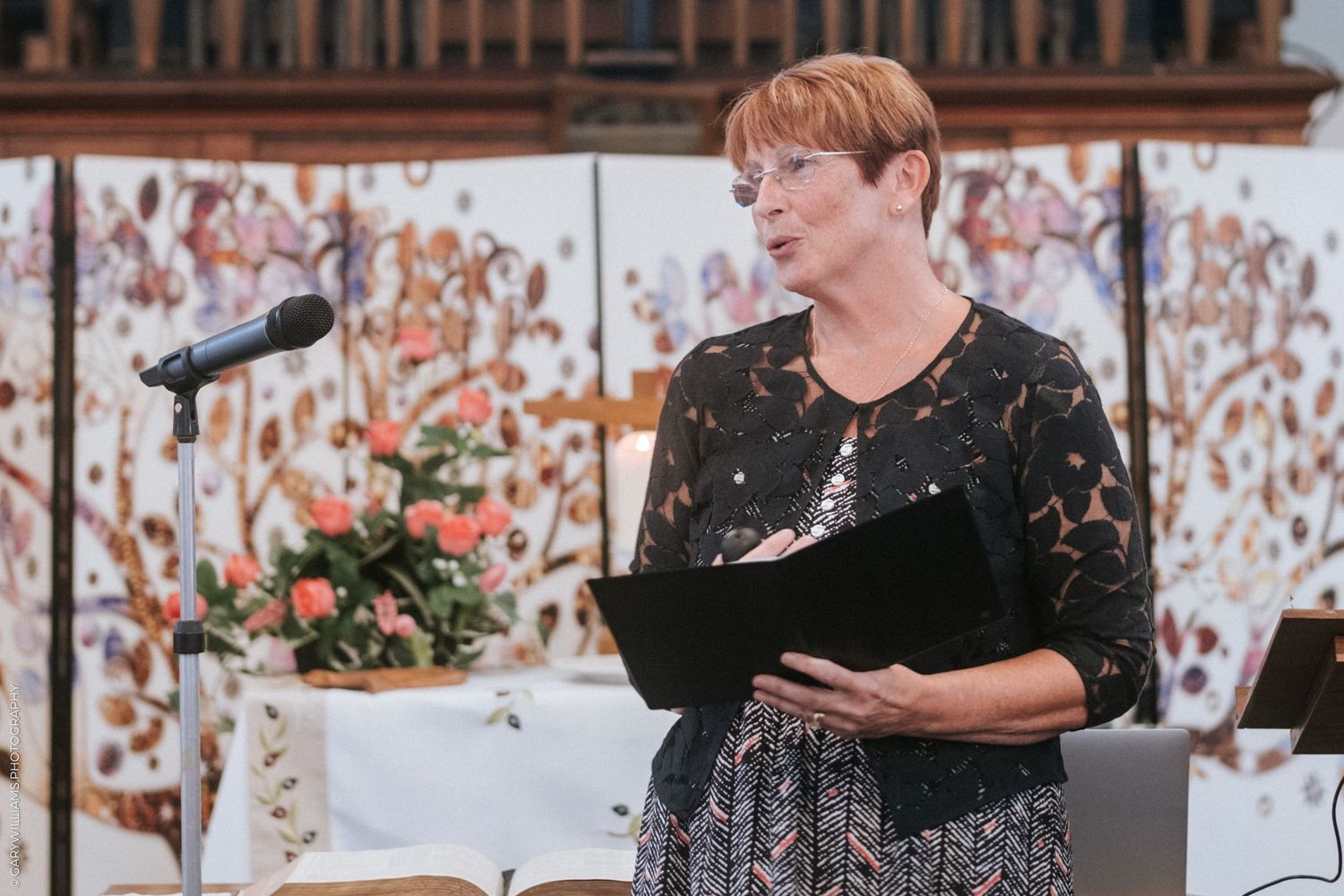 Documentary wedding photography of a paster in Lincolnshire