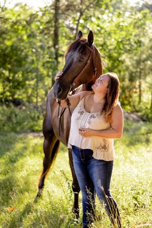 Horse and Rider portrait equestrian lifestyle western