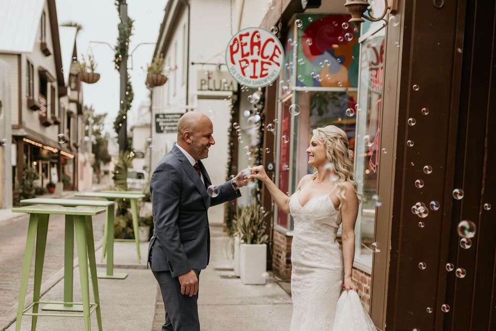 downtown St. Augustine Florida Elopement Venue Photographer