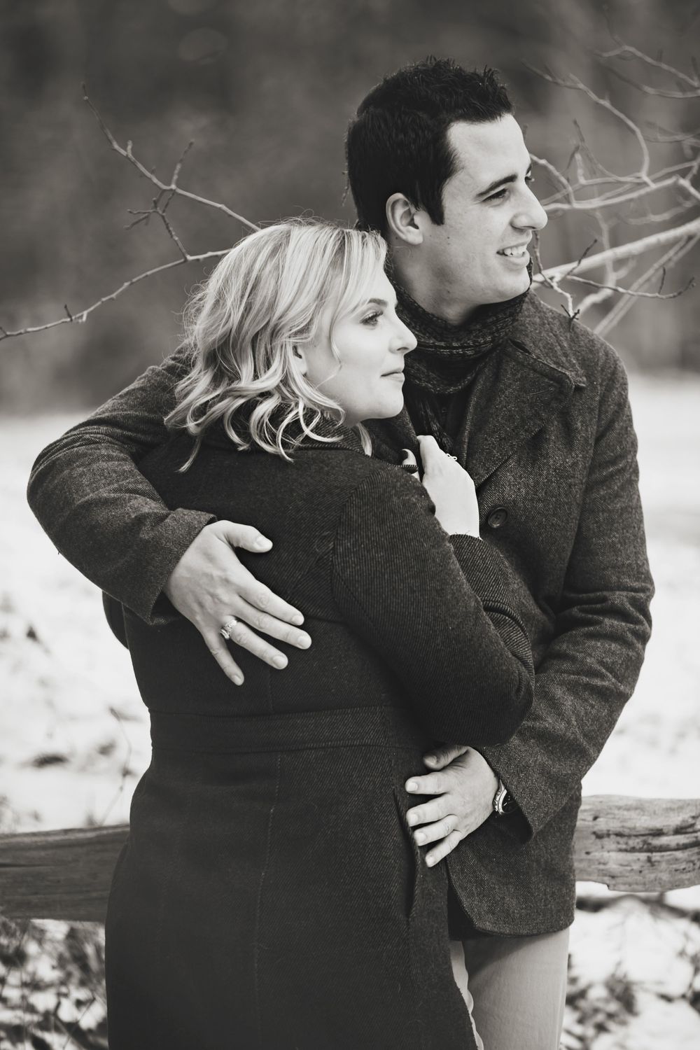 Winter Engagement Photos Arva Mill London Ontario Photographer Shawn VanDaele