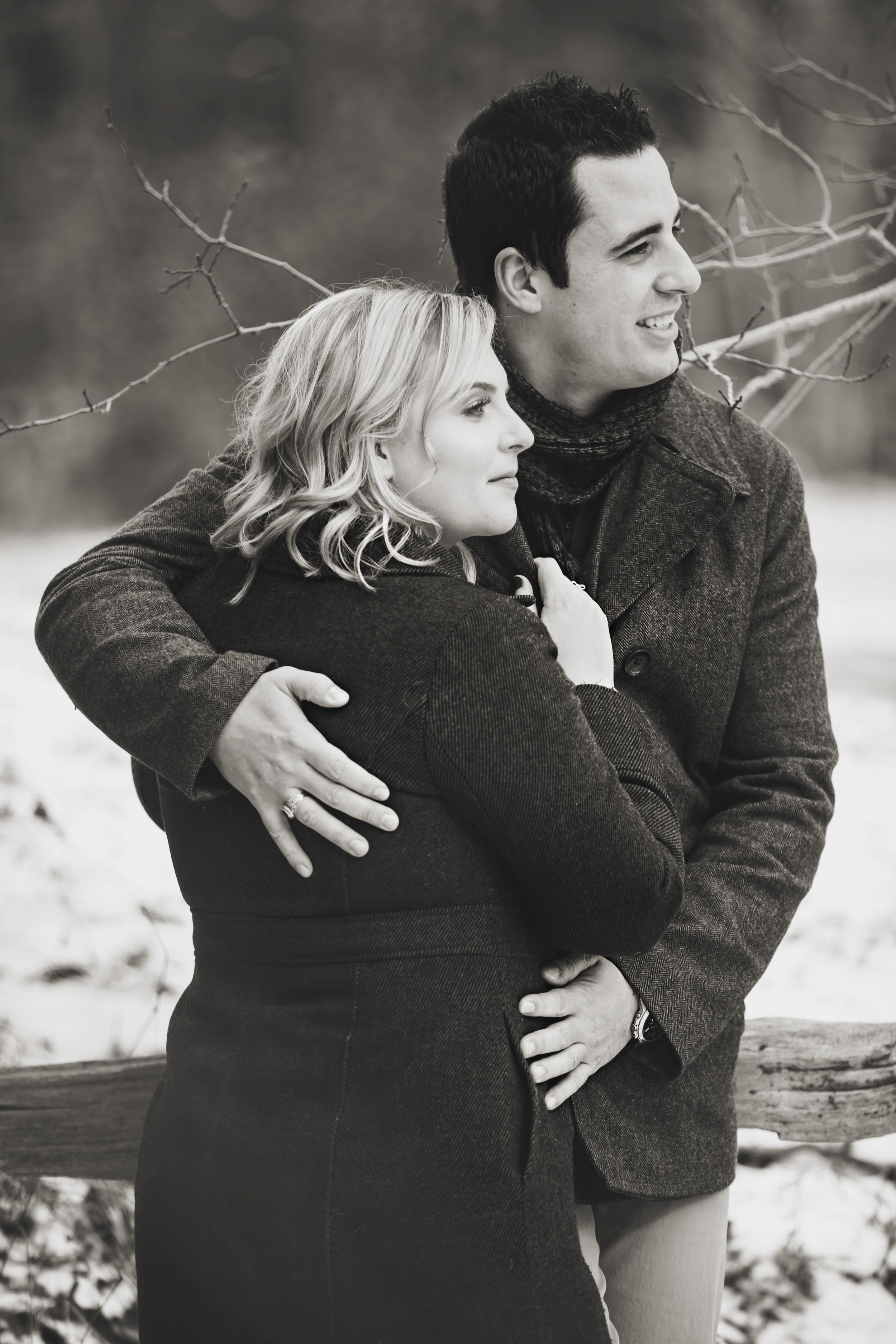 Winter Engagement Photos Arva Mill London Ontario Photographer Shawn VanDaele