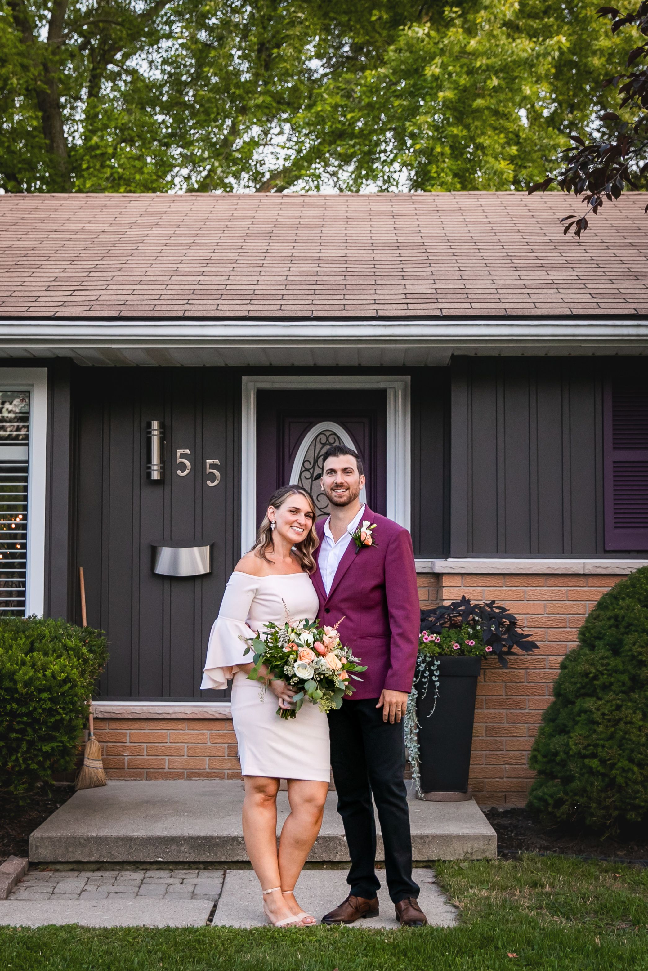 London Ontario Surprise Backyard Pop Wedding Photography by Shawn Van Daele