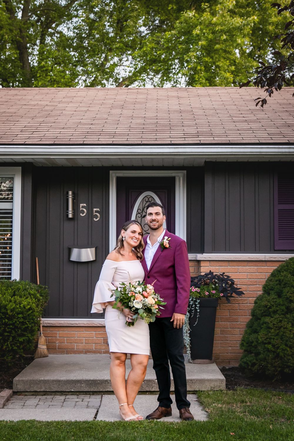 London Ontario Surprise Backyard Pop Wedding Photography by Shawn Van Daele