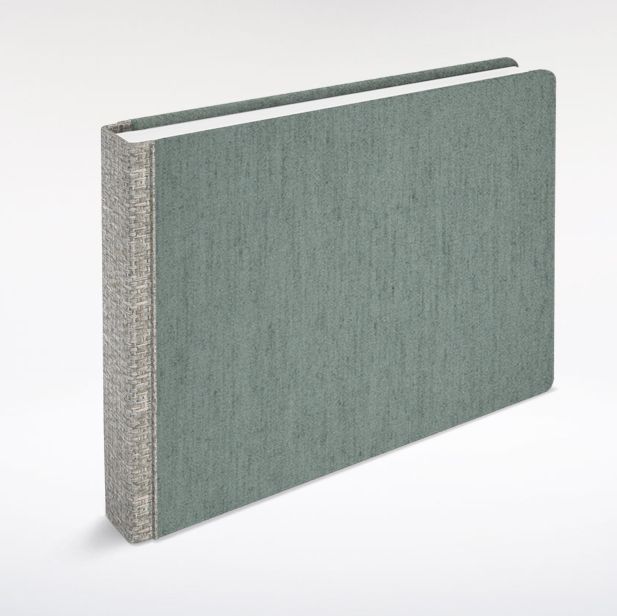 Green Green album cover with woven spine