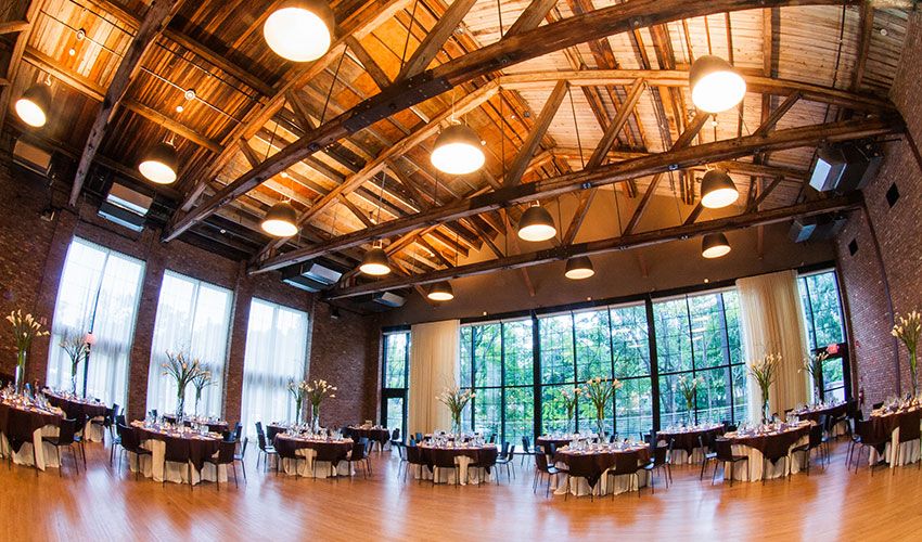 Roundhouse Beacon Hudson Valley industrial wedding venue