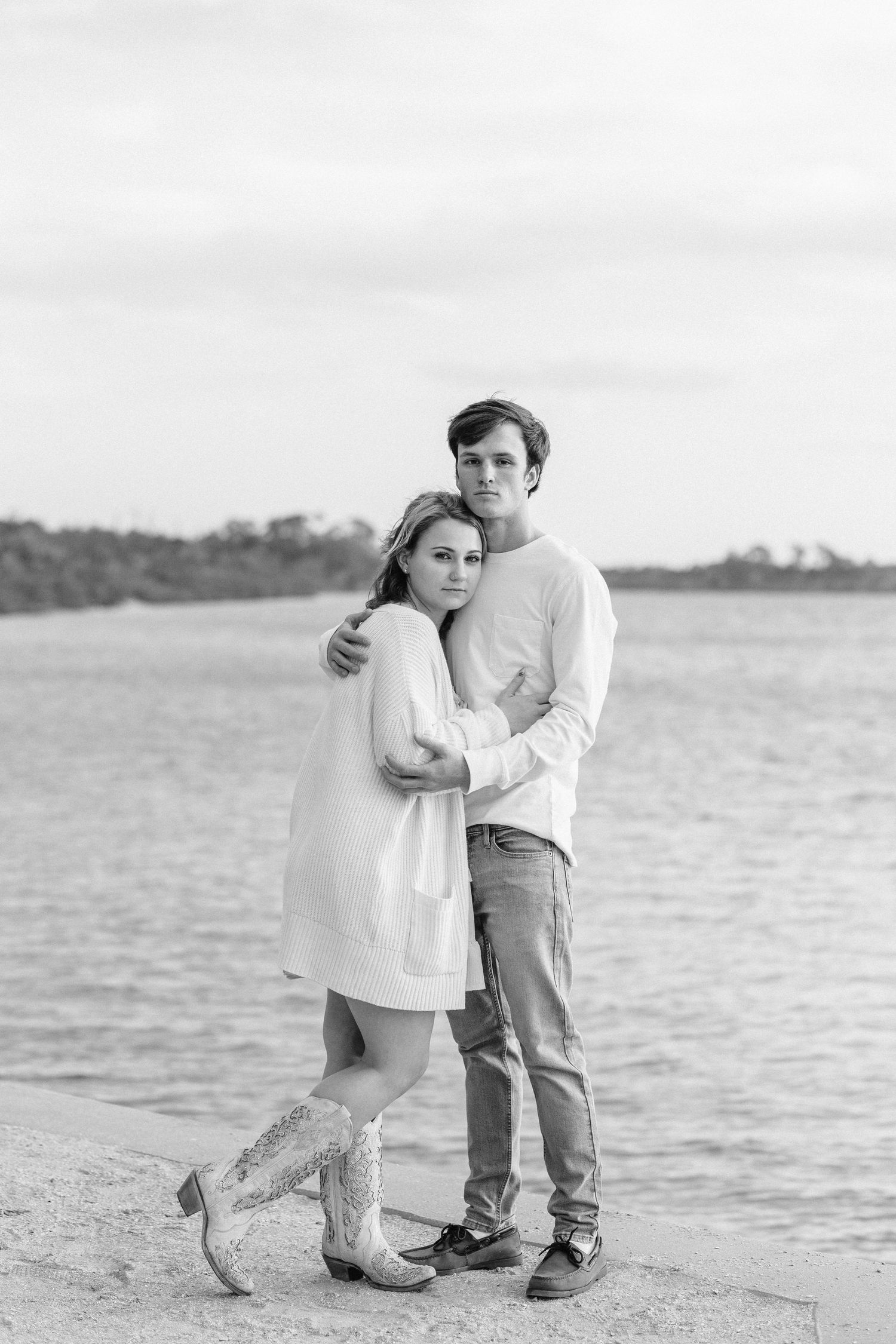 Cool Engagement Photography at Washington Oaks Garden State Park Florida by Barry Mickler