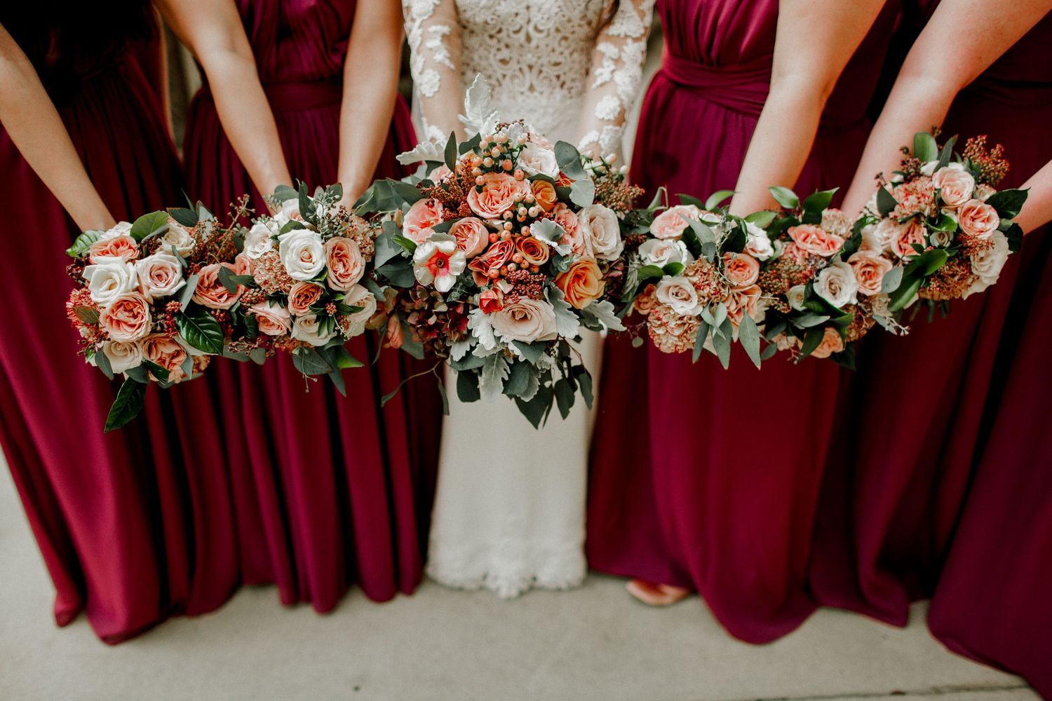 close up picture of bouquet's