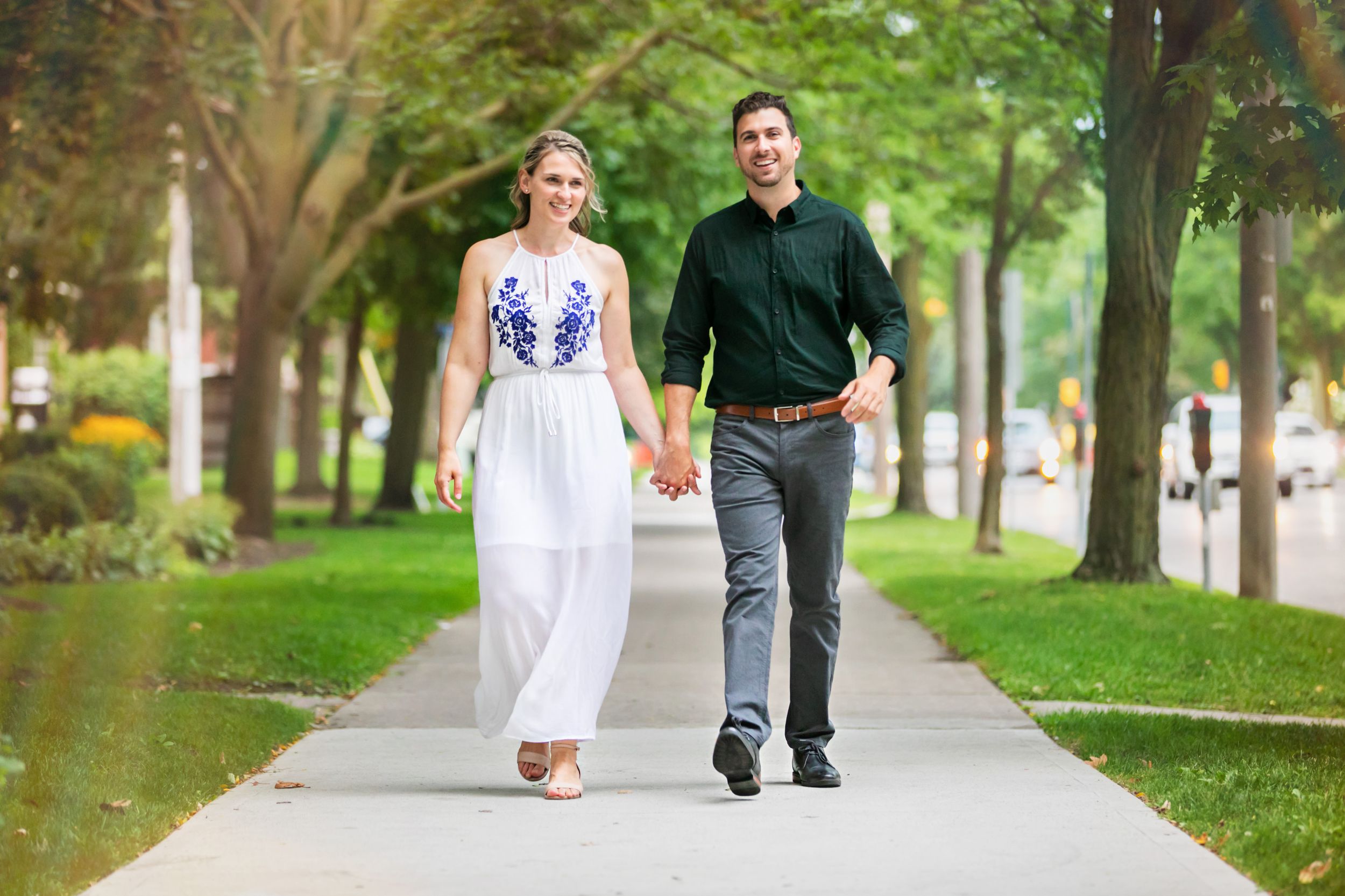 Downtown London Ontario Victoria Park Engagement Photography by Shawn Van Daele