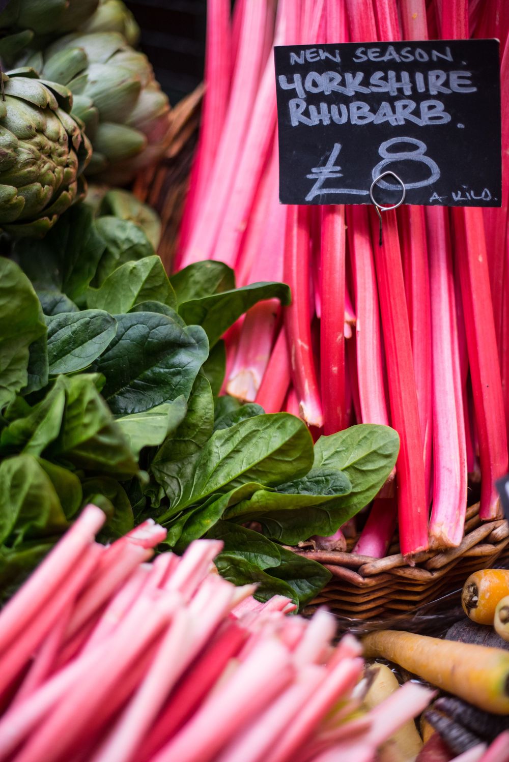Yorkshire Rhubarb at Borough Market