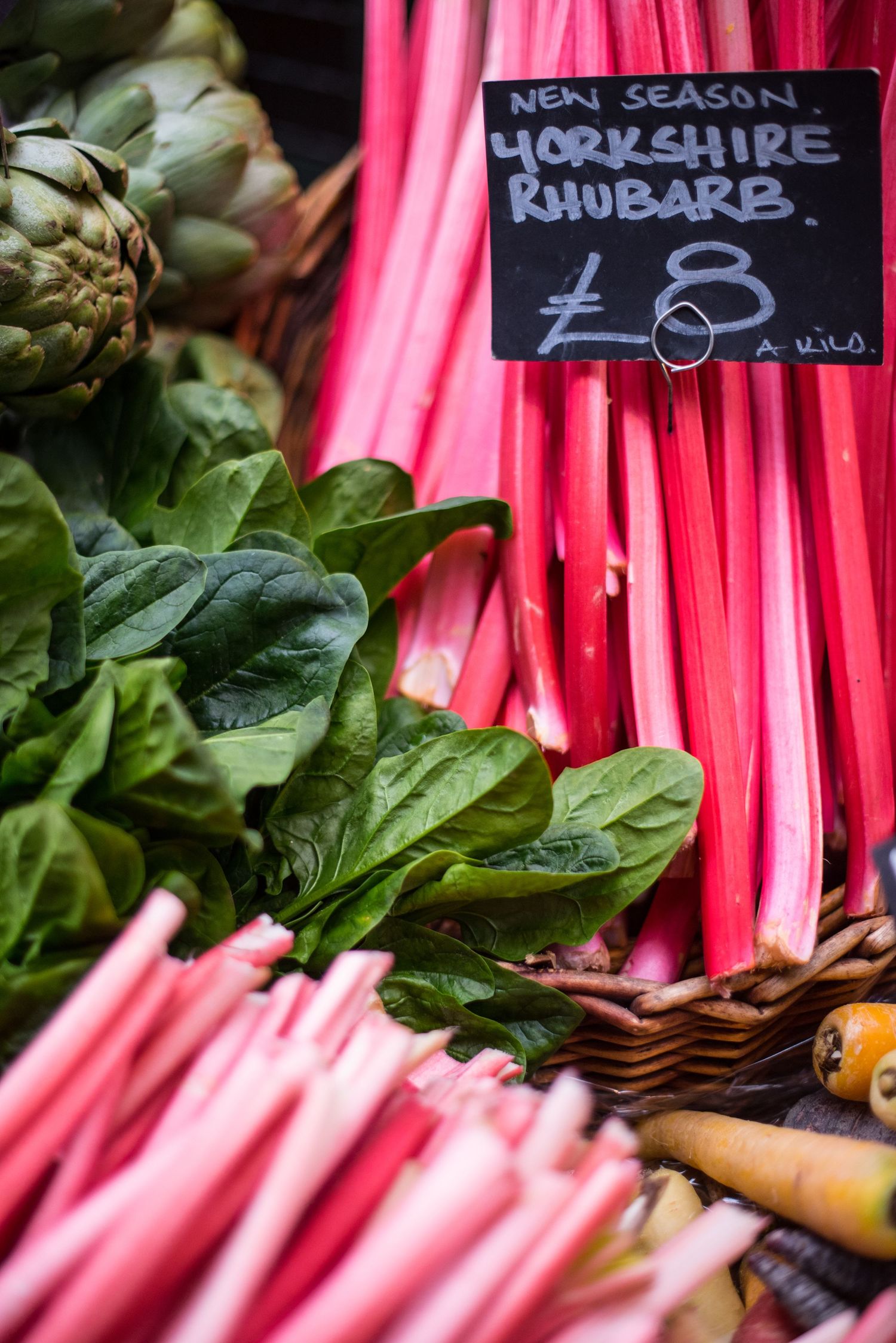 Yorkshire Rhubarb at Borough Market