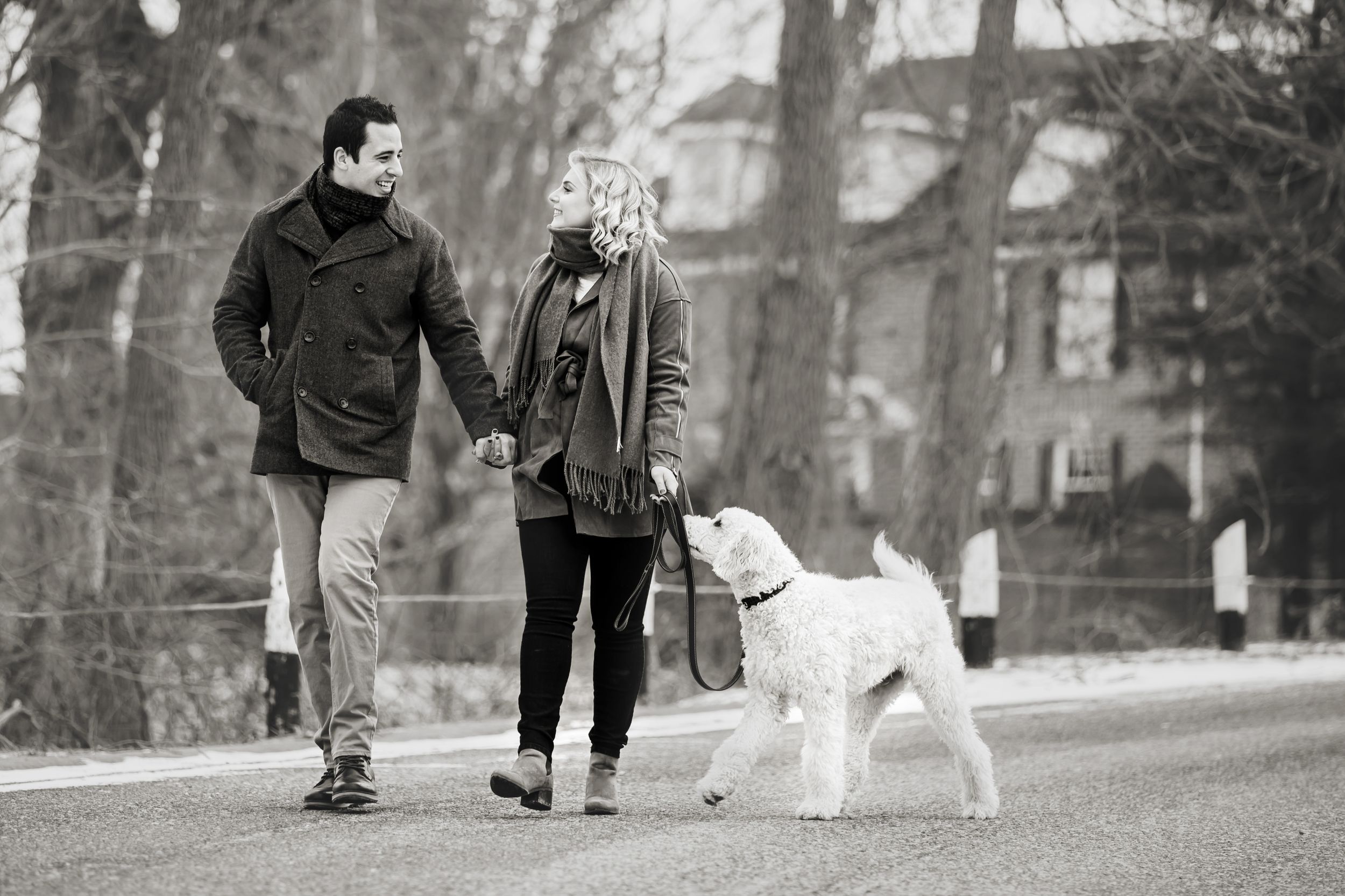 Winter Engagement Photos Arva Mill London Ontario Photographer Shawn VanDaele