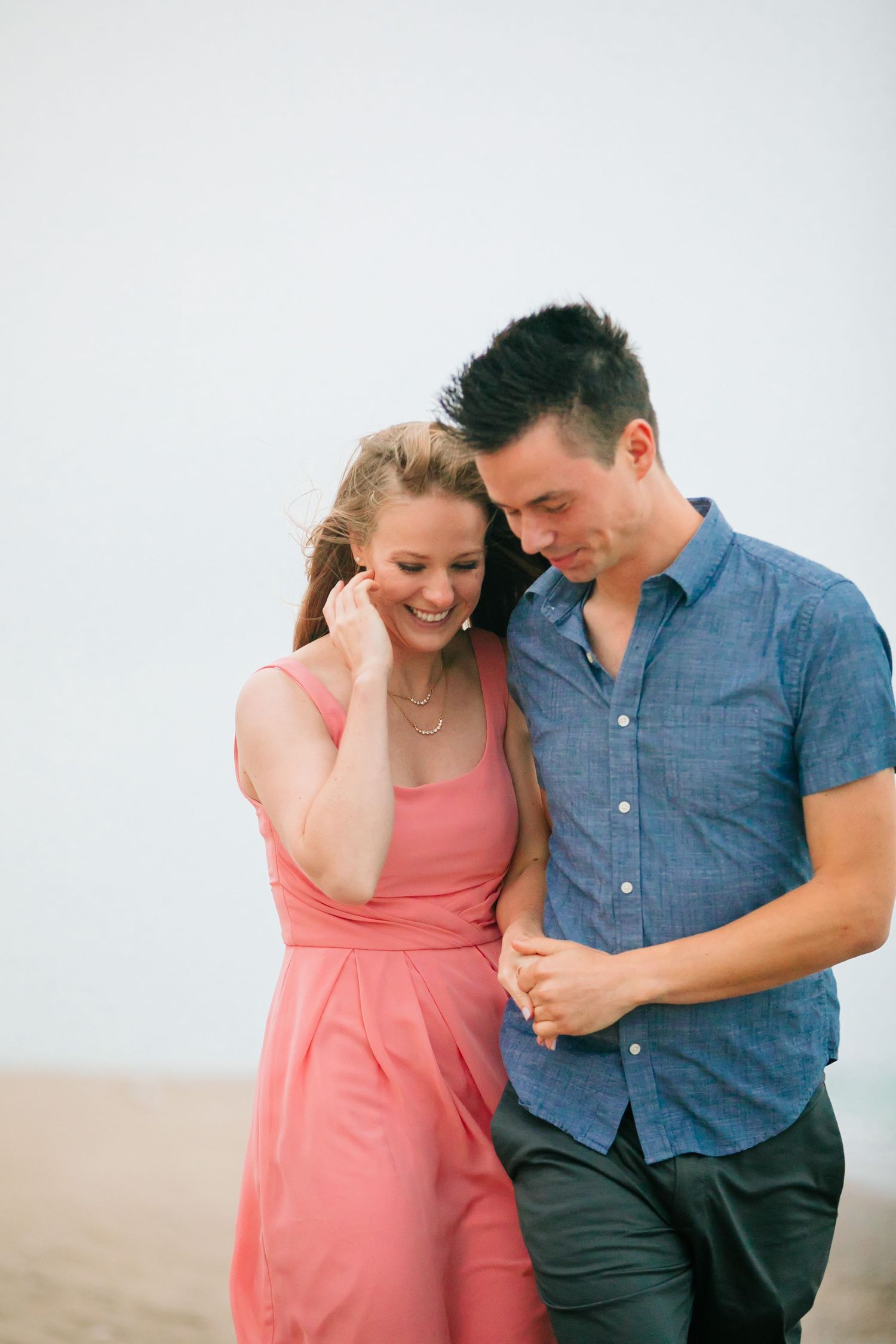 Grand Bend Beach Ontario engagement photos by Shawn Van Daele