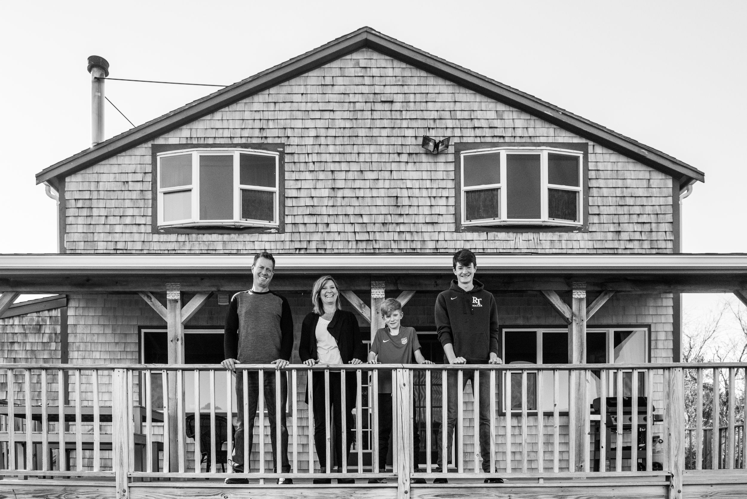 family porch portrait by heidi harting photography in Plymouth MA during Coronavirus