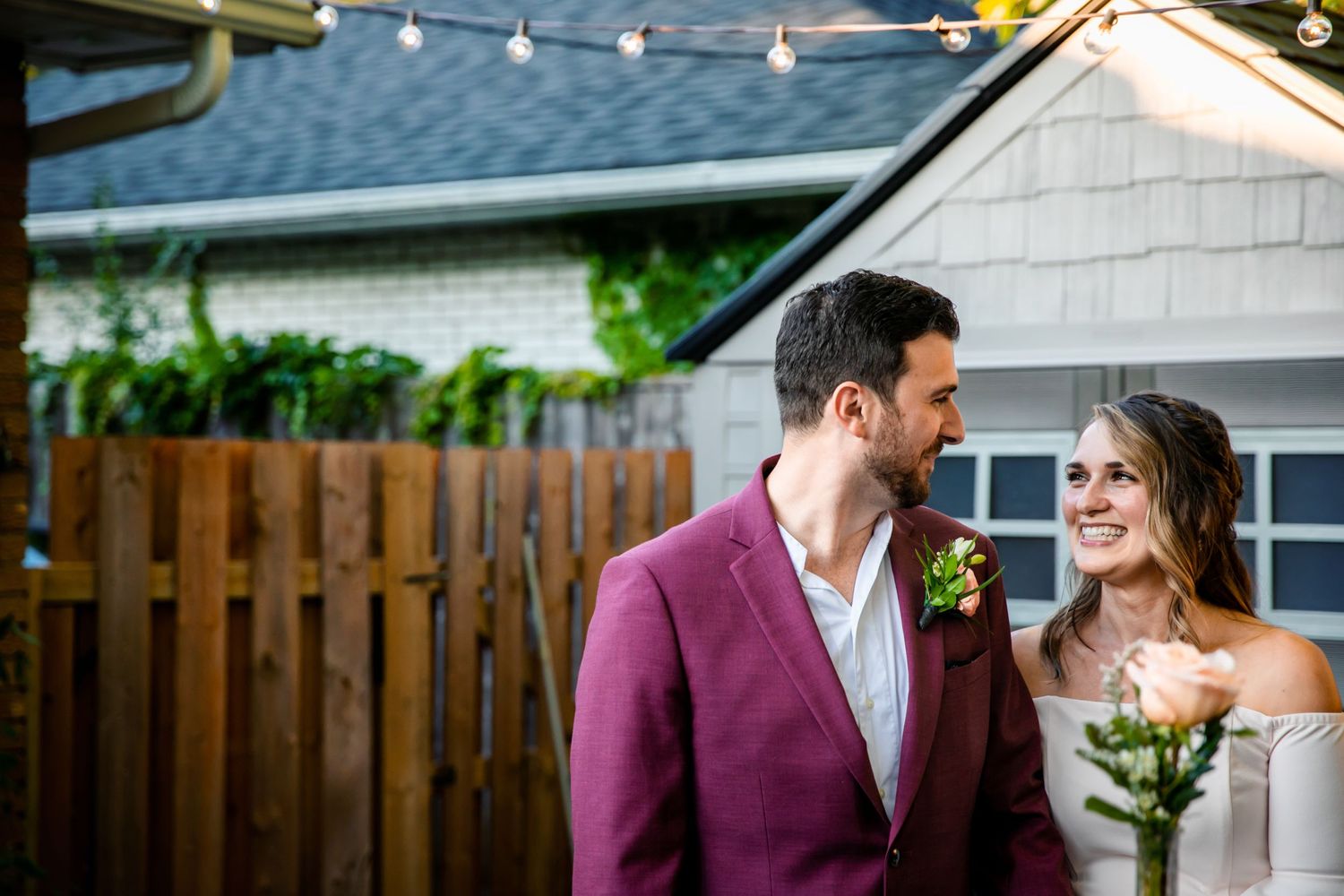 London Ontario Surprise Backyard Pop Wedding Photography by Shawn Van Daele