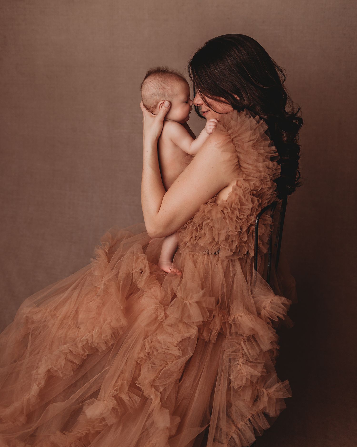 fine art motherhood studio session