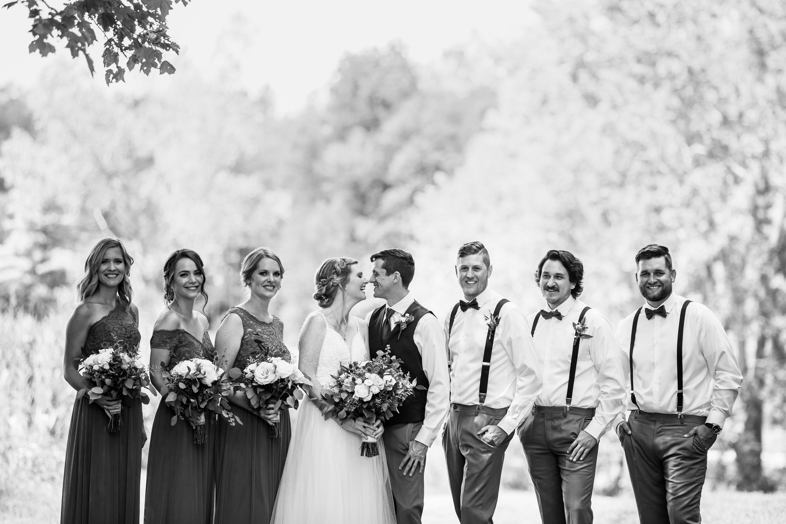 Charming rustic backyard wedding in Mount Brydges Ontario by London photographer Shawn Van Daele