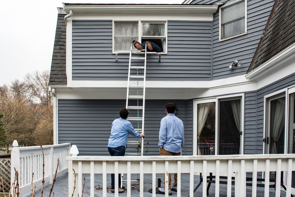 Family Porch Portrait by Plymouth, MA photographer Heidi Harting