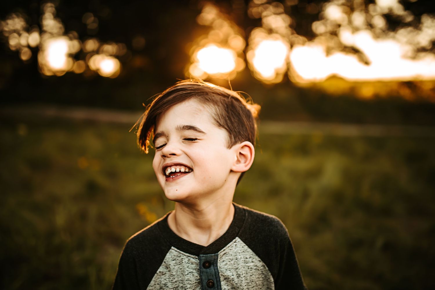 childhood portrait candid shot frisco family photographer