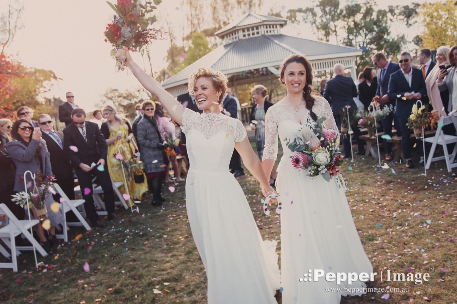 The wedding recessional