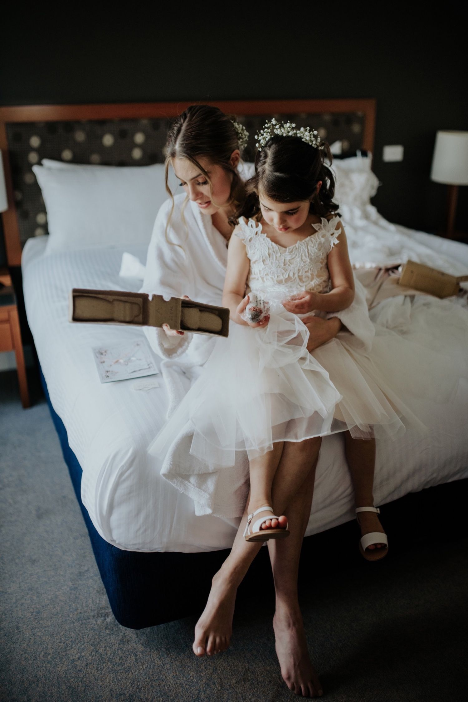 Bride getting ready at Yarra Valley Lodge