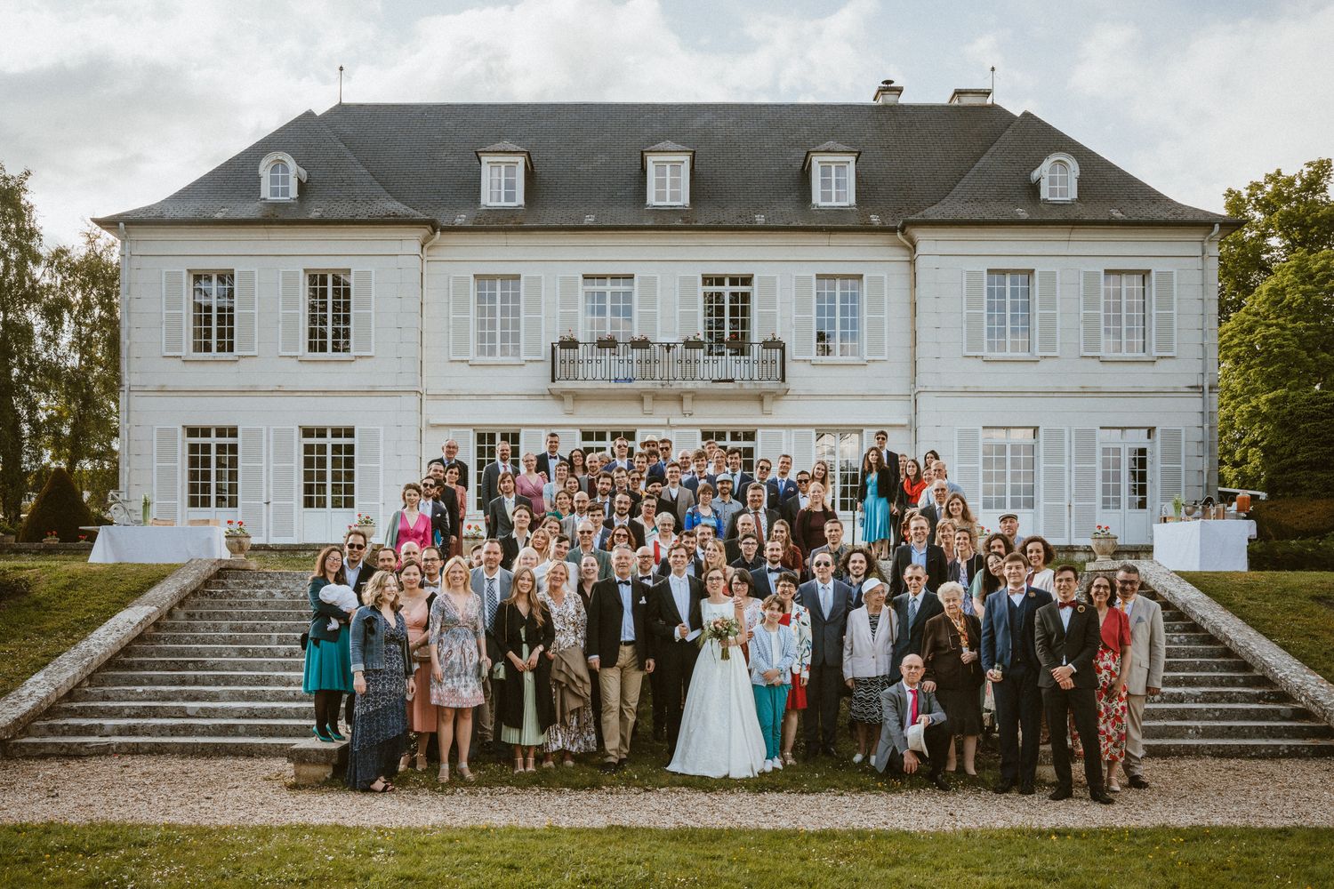 Photo de famille lors d'un mariage à Rouen | Amoureux en photo