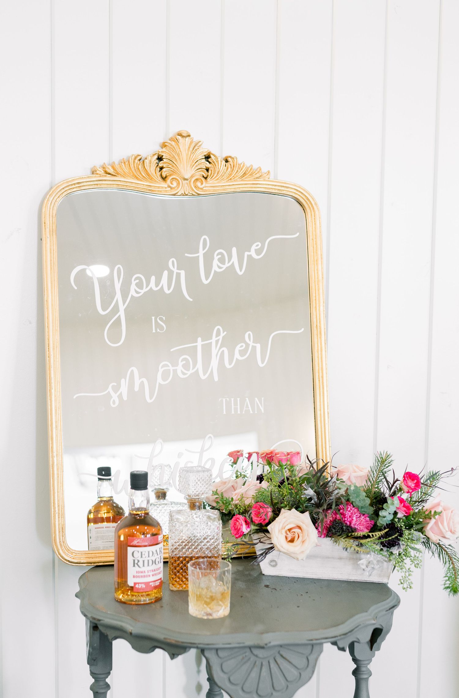 Light and airy 1868 Farmhouse Wedding in Boone, Iowa with Modern Dress gown