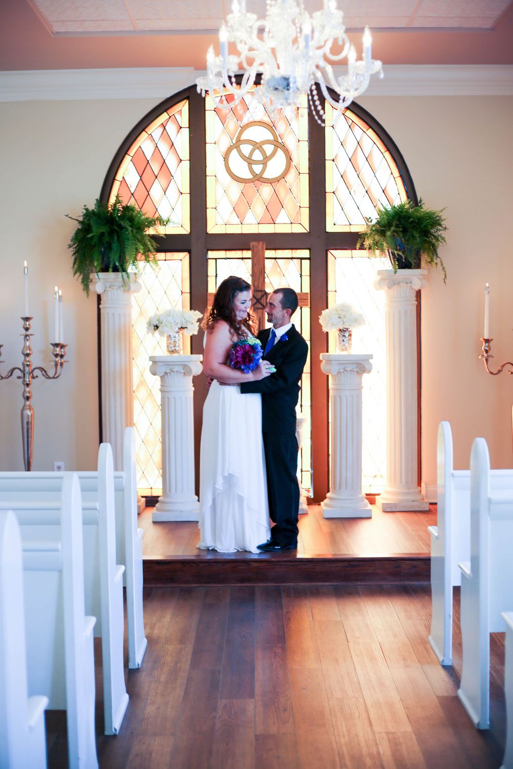st augustine florida chapel wedding bride groom