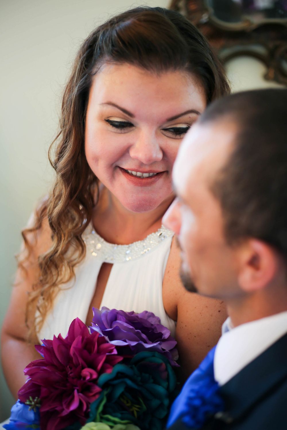 st augustine florida chapel wedding bride groom