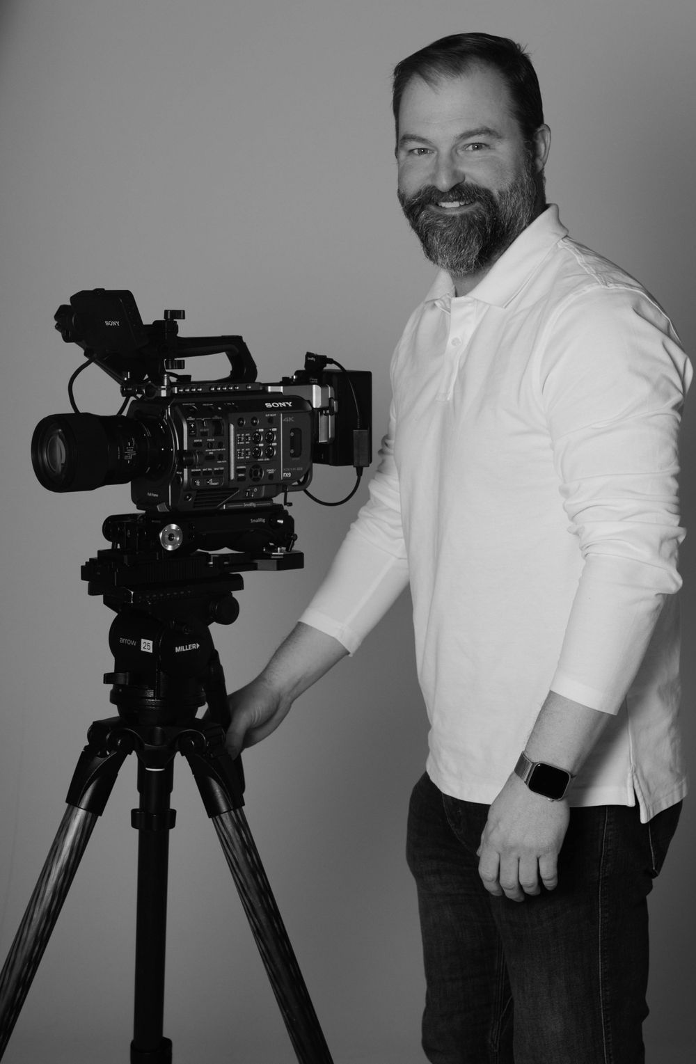 Chris Lockerman's, Executive Producer of The Warhol Creative, portrait captured by Camila Casas for photo series