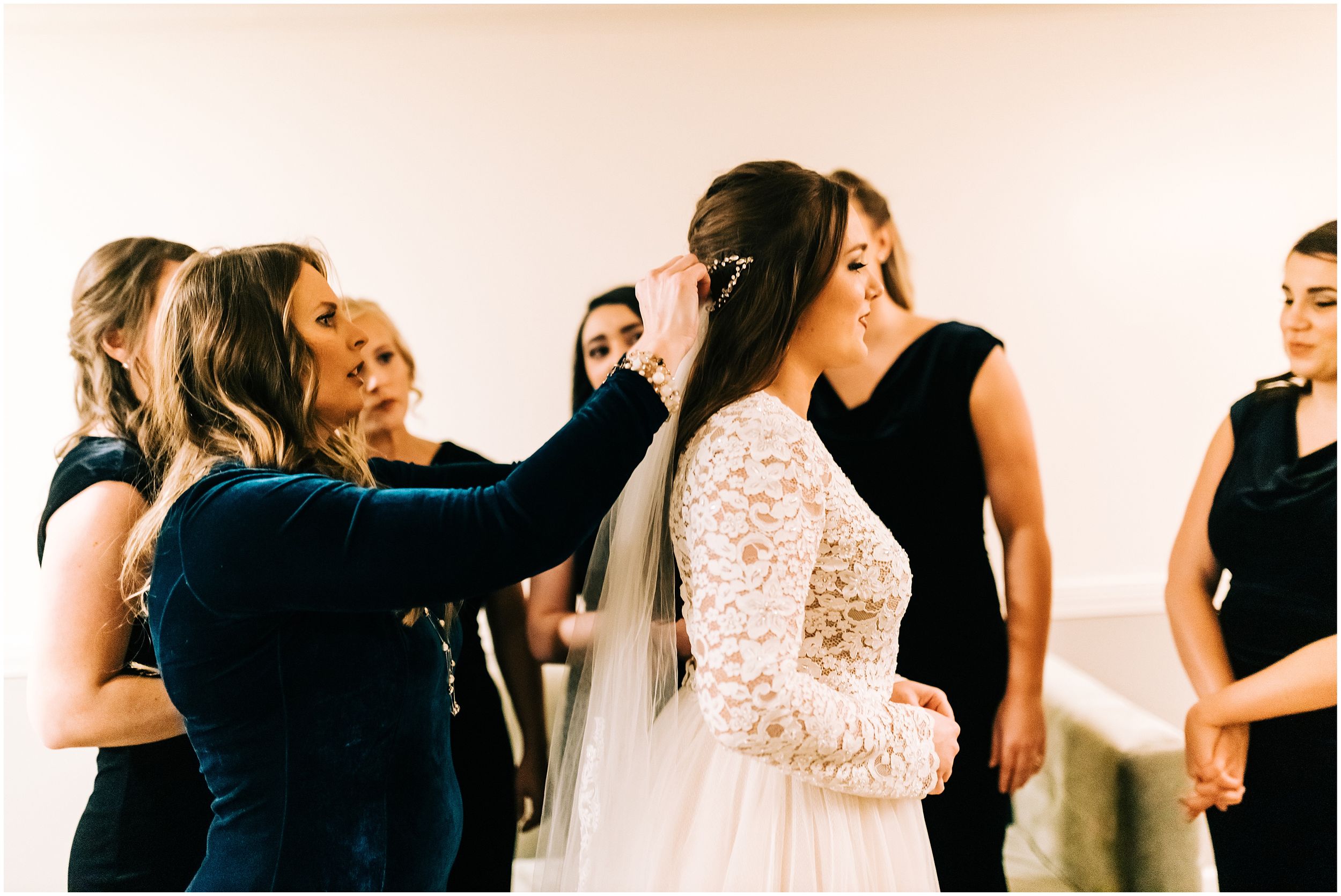 bride getting ready