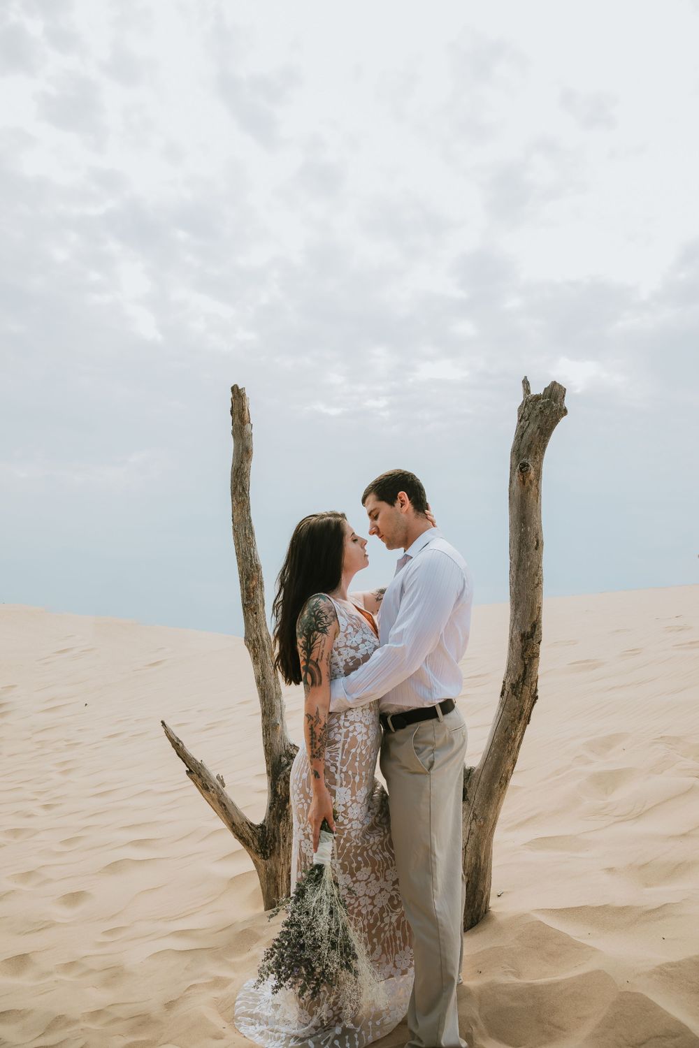 Silver Lake Sand Dune Michigan Wedding Elopement Photographer