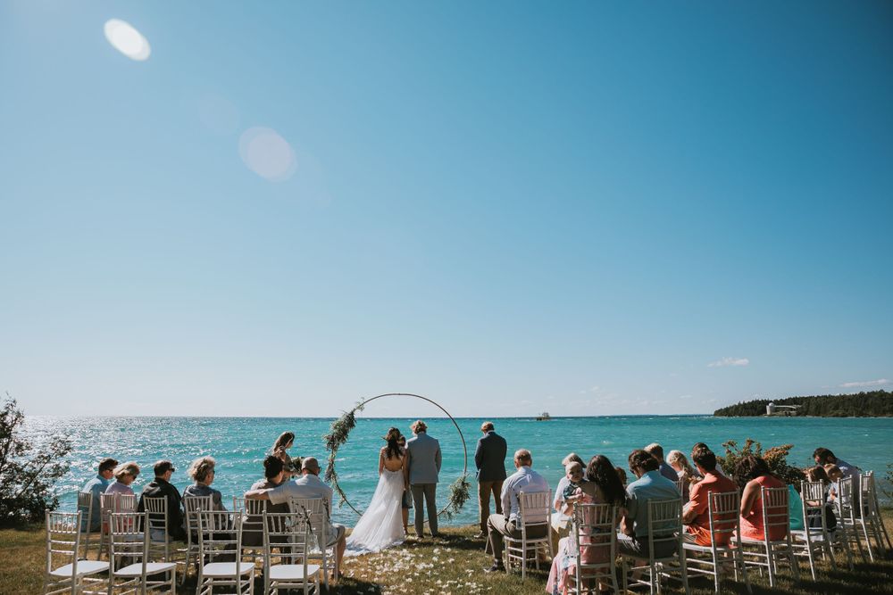Mackinaw Island Mackinac City Michigan Elopement Wedding Photographer