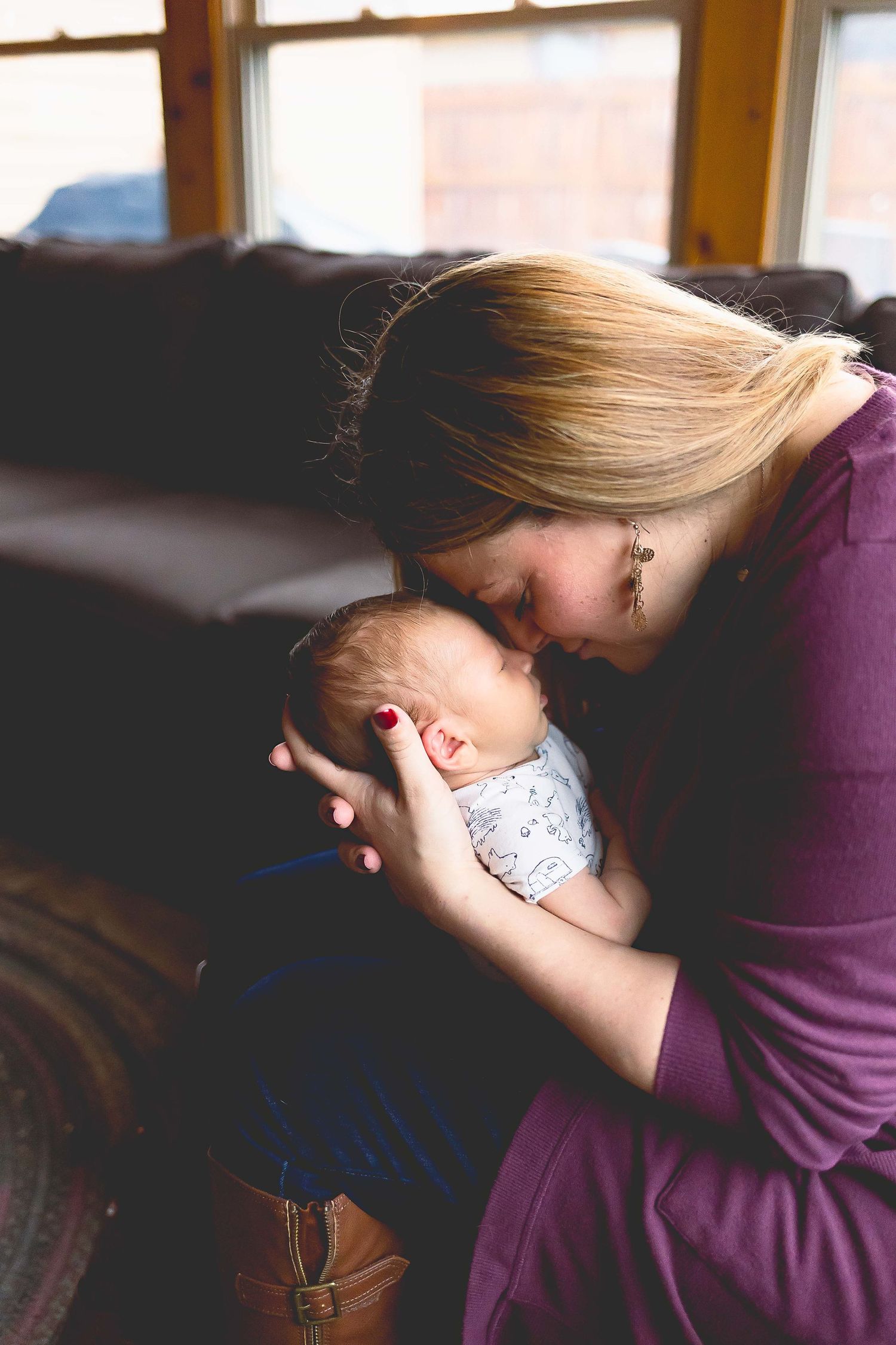 In Home newborn photoshoot Waukesha, WI