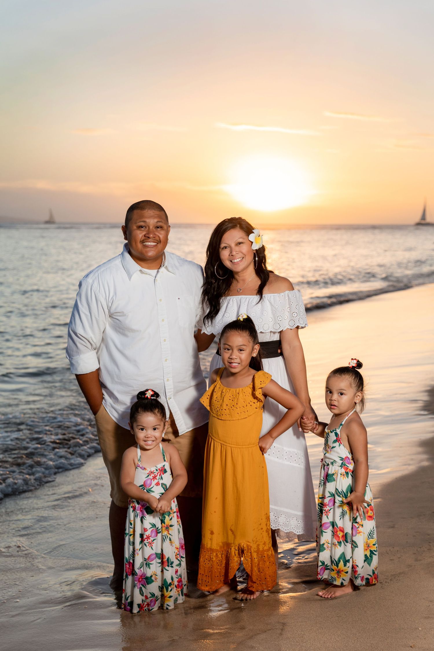 maui sunset family photography
